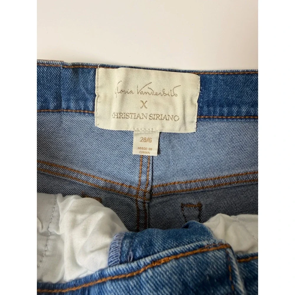 Gloria Vanderbilt x Christian‎ Siriano Jeans Womens 6 Miles Straight